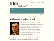 Tablet Screenshot of orlich.at